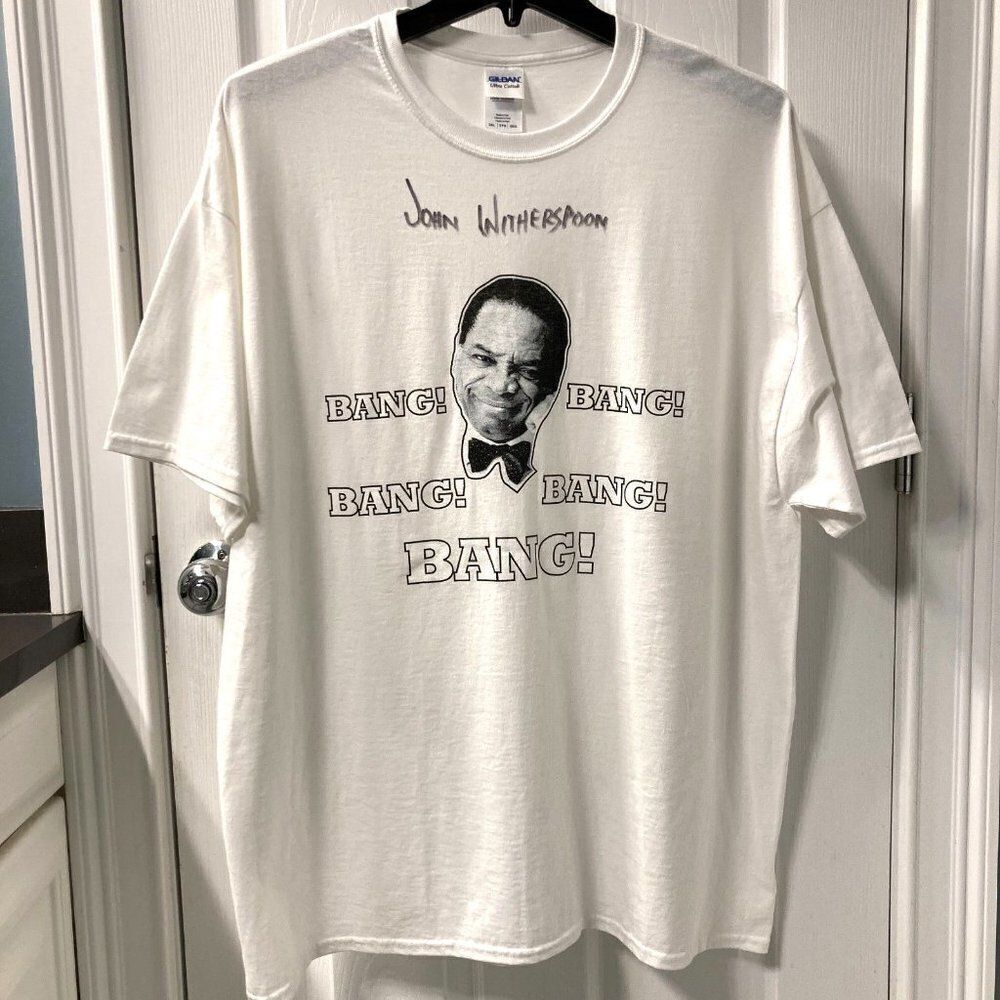 Vintage John Witherspoon Autographed BANG! Retro T-Shirt 2XL